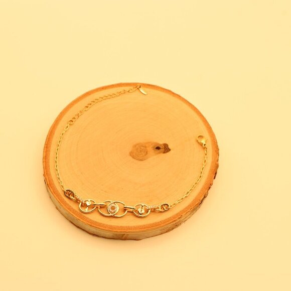 Elegant Rose Gold Bracelet with Heart and CZ Accents for Women, XPBL0628 - Picture 2 of 12